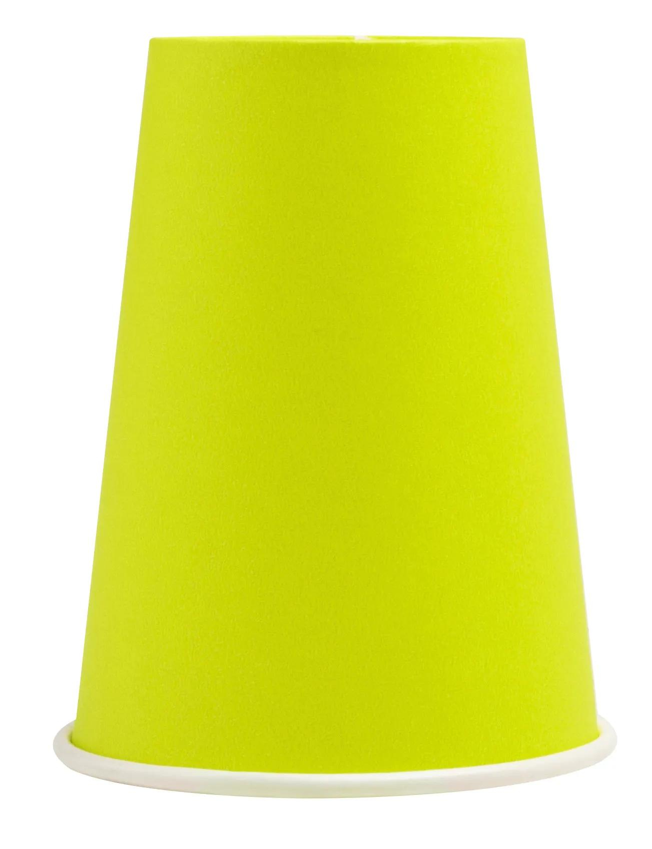 PROnappe Papp-Trinkbecher Karton 200 ml kiwigrün 15 Stück