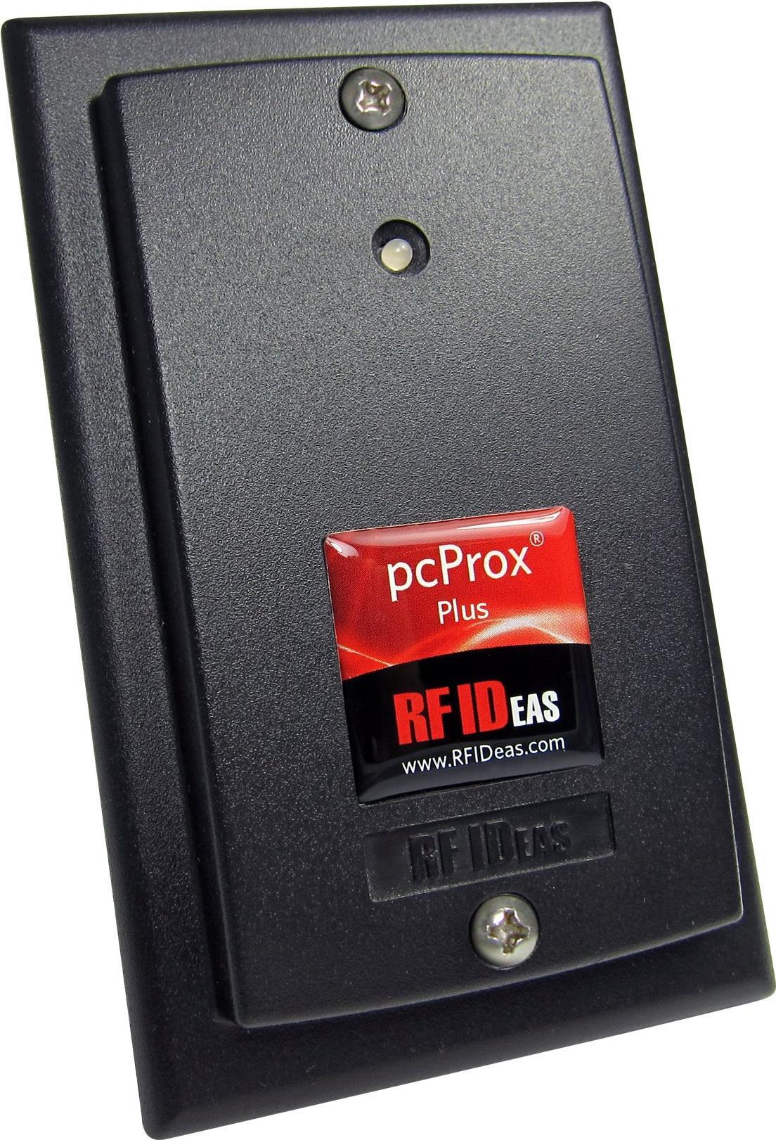 RF IDEAS pcProx Plus Enroll Wallmount Black USB Virtual COM Reader (RDR-805W1AK0)