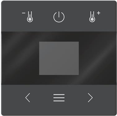 BUSCH JAEGER BJ 1794 MDRT-885 Zentralscheibe für Raumtemperaturregler mit Display (2CKA006430A0424)