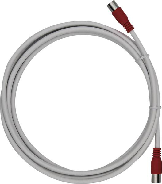 Maxtrack SAT-Anschlusskabel 6 m F-Stecker Weiß
