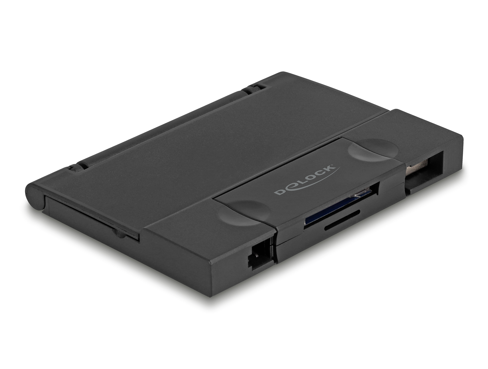 Delock Kartenleser USB 3.2 Gen 1 USB Type-C / Type-A SD microSD Schwarz