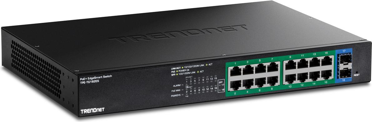 TRENDnet 18-PORT GIGABIT EDGESMART POE+ (TPE-TG182ES)