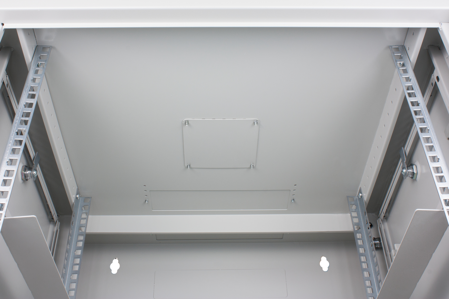 Rockstable RS19-6615W 19" Wandschrank 15HE Glastür Weiß