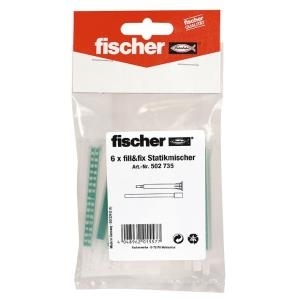 Fischer 502735 Statikmischer fill fix im Polybeutel Inhalt 6 Stück (502735)