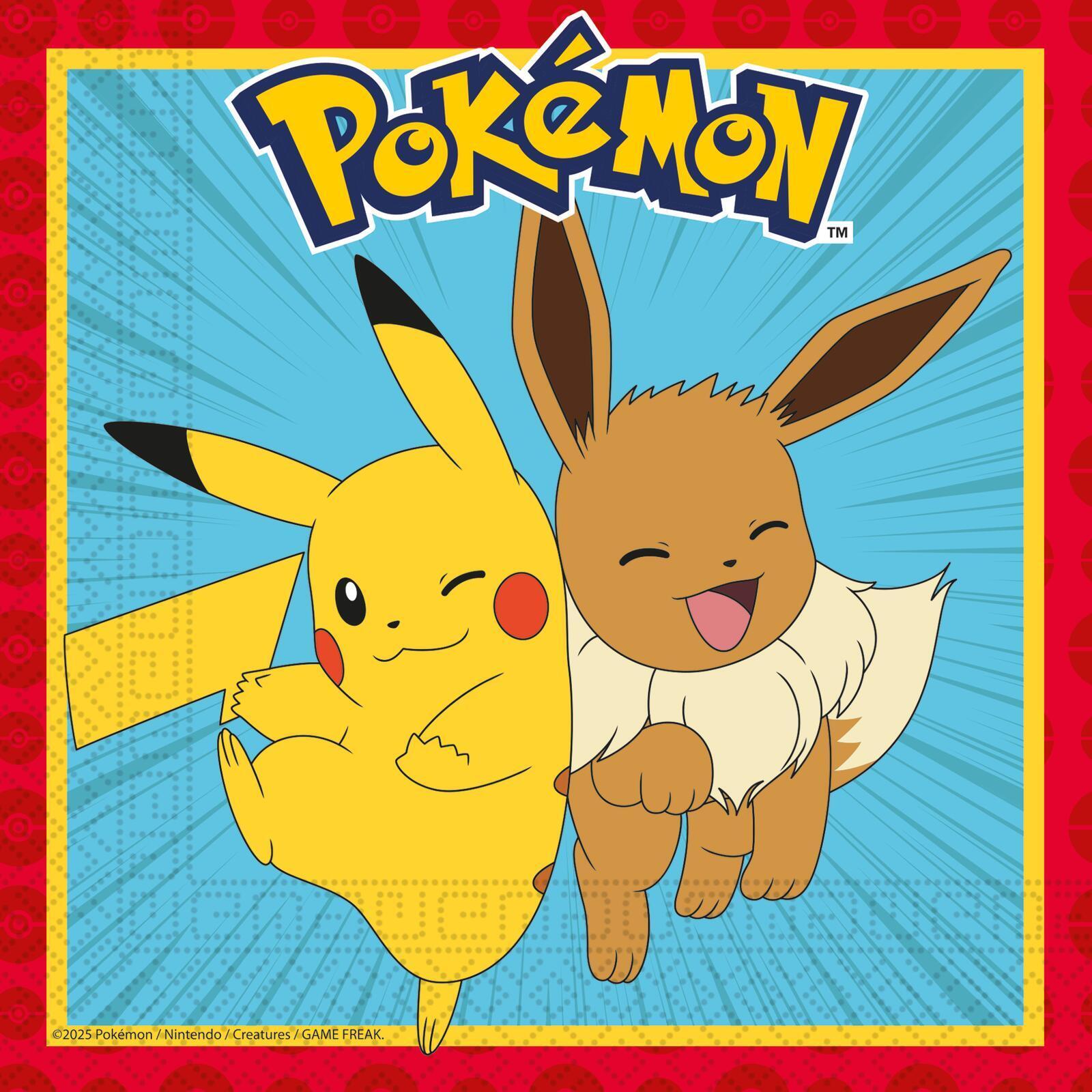 Procos Pokemon zweilagige Papierservietten (98393)