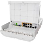 MikroTik Cloud Smart Switch CSS610-8P-2S+OUT, netPower, 8x Gigabit, PoE+, 2x SFP+ (CSS610-8P-2S+OUT)