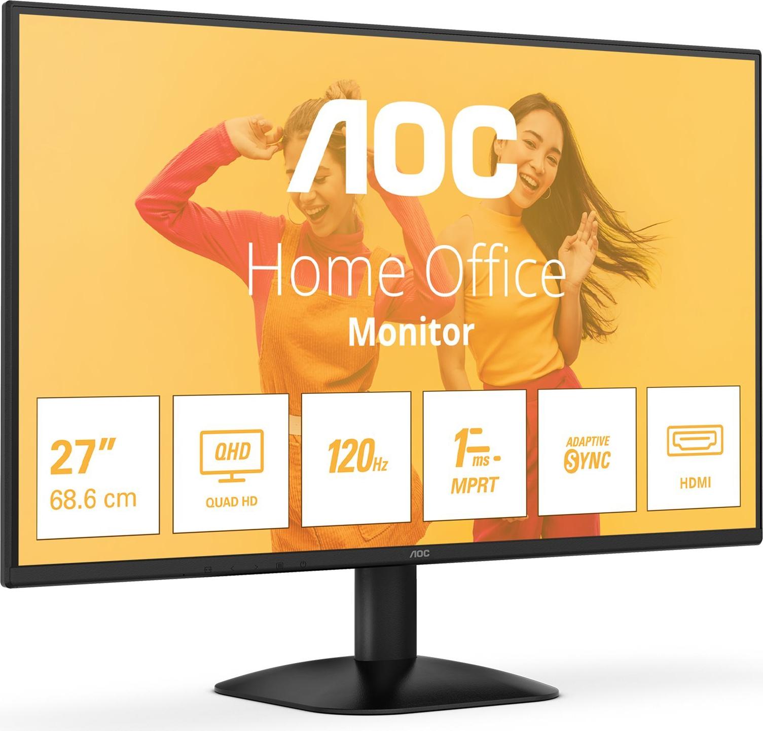 AOC Basic-line Q27B35S3 27" 2560x1440 120 Hz IPS Schwarz