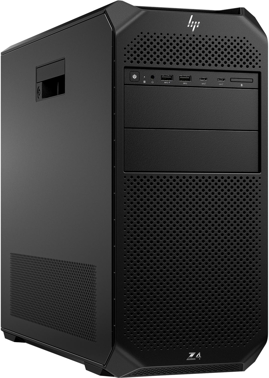 HP Workstation Z4 G5 Tower:1x BASE UNIT HP Z4 TWR G5 775W EPA90 RCTO1x CPU Intel Xeon W3-2423 6C 110W1x RAM 32GB (2x16GB) DDR5 4800 ECC1x SSD 512GB 2280 PCIe-4x4 TLC M.21x GPU GFX NVIDIA T400 4GB 3mDP1x Mouse HP 320M WRD1x 9.5 DVDWR 1st ODD1x Windows 11 Pro1x Power Cord C131x USB-A 5 Gbps v21x Type-C USB 3.1 Gen2 Port v2Support:- HP Wolf Pro Security Edition (1 Jahr)- Vor Ort Service am nächsten Arbeitstag (3 Jahre) (Bundle 51435668)