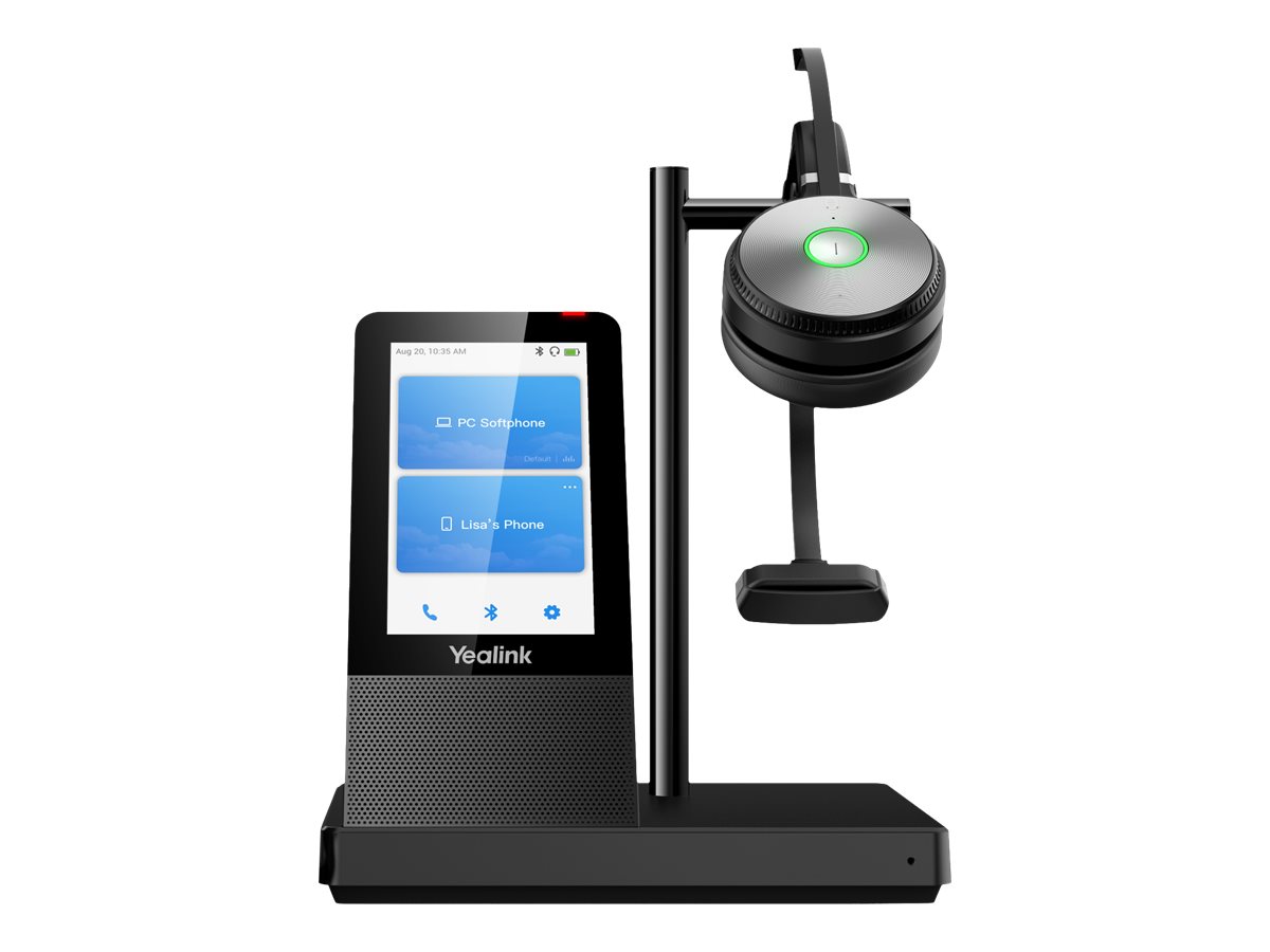 Yealink WH66 Mono UC DECT Headset Schwarz