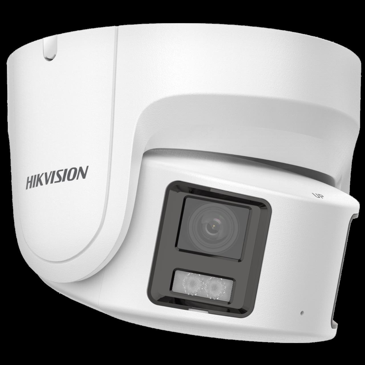 Hikvision DS-2CD2387G2P-LSU/SL(4mm)(C) Turret Überwachungskamera mit 8 Megapixel, bis zu 40m Beleuchtung ColorVu Kamera mit Farbiger Bildgebund bei Nacht durch Weißlicht (DS-2CD2387G2P-LSU/SL(4MM)(C))
