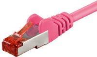 DSIT CAT 6 Netzwerkkabel LSOH - S/FTP - 7,50 Meter - Rosa (DC-S69-075)