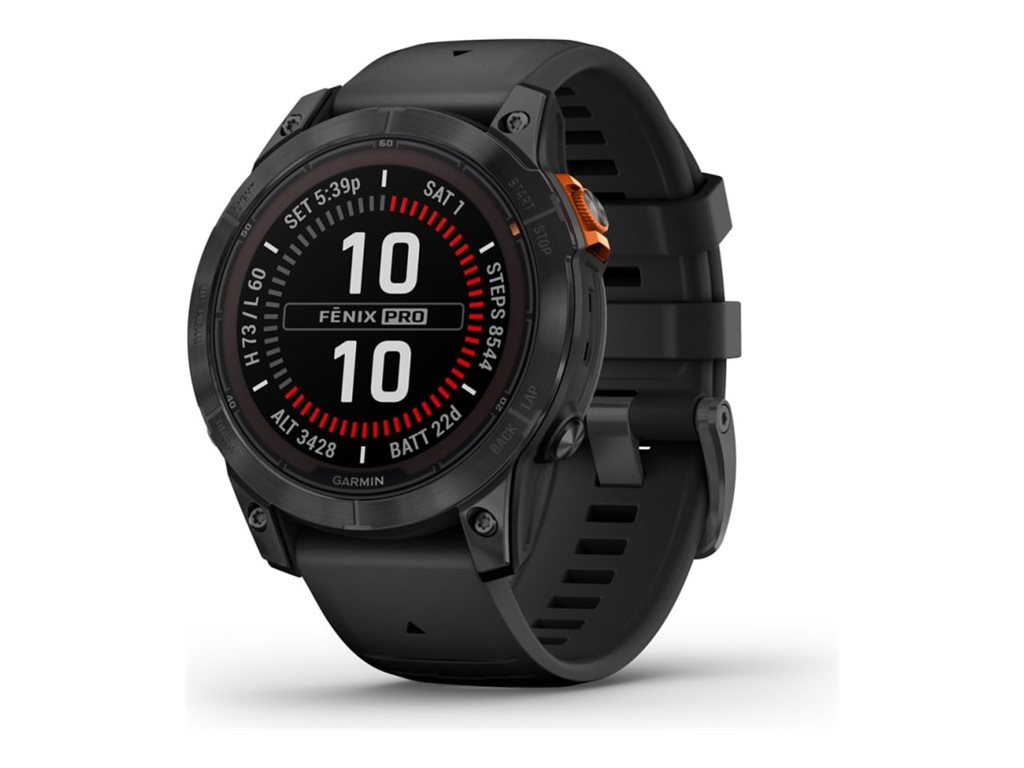 Garmin fenix 7 Pro Solar 1.3" 32 GB Smartwatch Schwarz/Schiefergrau