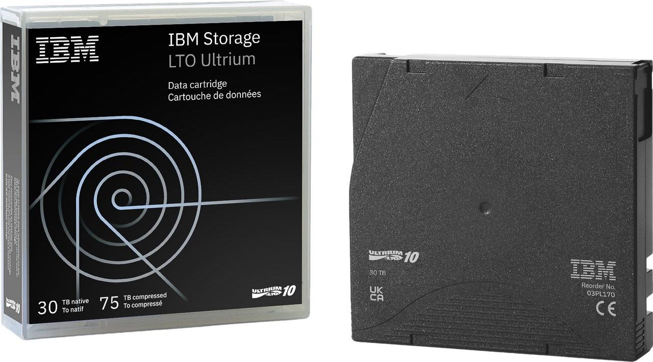 IBM LTO10 03PL170 Speicherband – 30?TB / 75?TB – LTO-Ultrium – Datenkassette – Schwarz