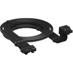 Corsair Right Angled Embossed PCIe 5.1 12V-2x6 Cable, 600W, Type-5, UL1569 16AWG,105°C VW-1, Black Doppel-Typ-5-Anschluss / 650mm (CP-8920350)