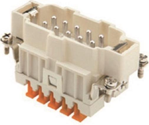 ILME Stifteinsatz Gr.57.27 CSHM 10 10P+PE Silber SQUICH 16A 500V 1 (CSHM10)