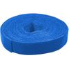 LogiLink Klettband, 16 mm x 4 m, blau starke Haftung, zuschneidbar, mehrfach verwendbar - 1 Stück (KAB0053)