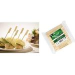 PAPSTAR Fingerfood-Spieße "Golf", Länge: 120 mm aus Bambus, im Polybeutel - 1 Stück (37278)