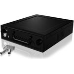 ICY BOX IB-148SSK-B Festplatten-Wechselrahmen 5,25" SATA/SAS Hot-Swap (CARRIER IB-148SSK-B) (geöffnet)