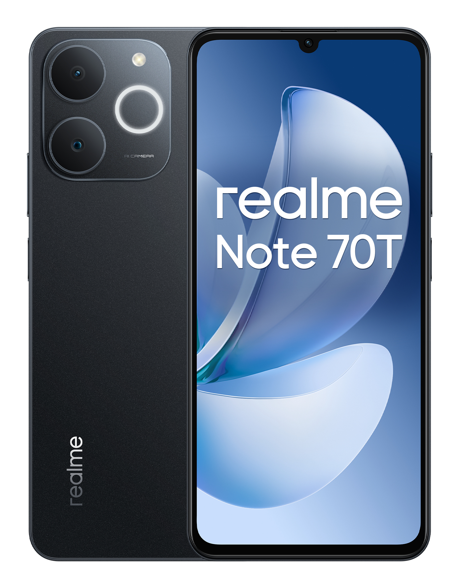 Realme Note 70T Smartphone 6,74" 4 GB RAM 256 GB Obsidian Black