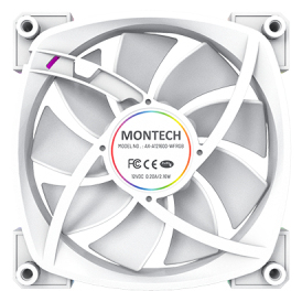 MONTECH AX120 PWM ARGB Gehäuselüfter 120 mm 3er Pack Weiß