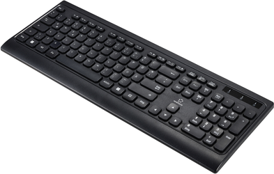 Renkforce RF-5799534 Kabellos Tastatur Deutsch, QWERTZ Schwarz (RF-5799534)