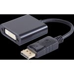 Shiverpeaks Displayportadapter-Adapter, Displayport Stecker 1.1 auf DVI 24+5 Buchse (14-05007)