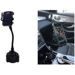 IWH Smartphone-KFZ-Halterung, für den Becherhalter aus Kunststoff, zur Befestigung am Getränkehalter, - 1 Stück (019265)