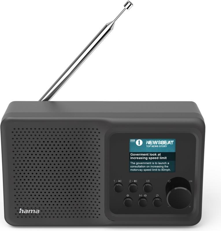 Hama Digitalradio DR5BT, FM/DAB/DAB+/Bluetooth®/Akkubetrieb (00054255)