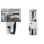 DURABLE Treteimer Edelstahl 20L rund 1 ST 340223 - 3 Stück