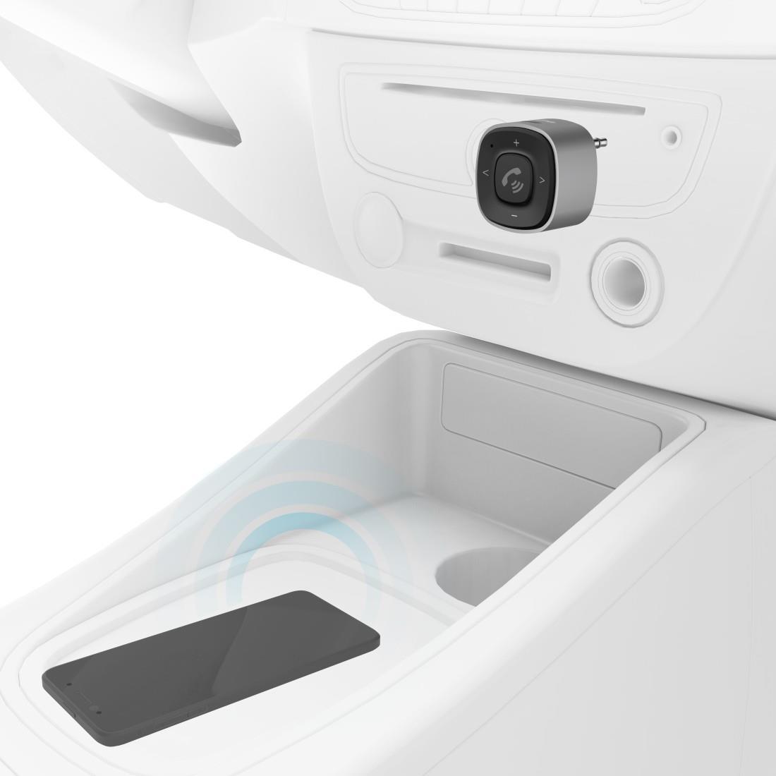 Hama Bluetooth-Audioempfänger/-Freisprechanlage für Lautsprecher, Handy, Digital Player, Tablet