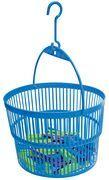 Peggy Perfect Wäscheklammerkörbchen, rund, aus Kunststoff, mit Aufhängebügel, zusammenschiebbare - 1 Stück (60860)