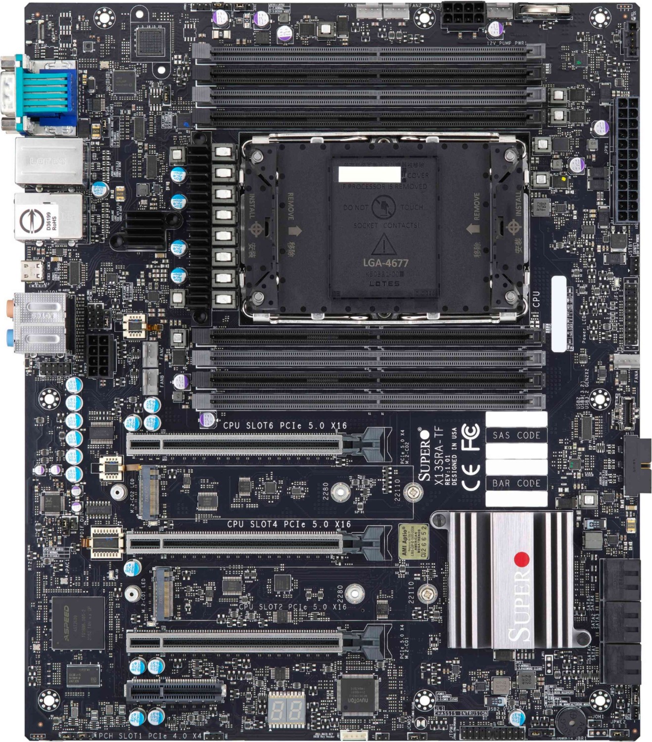 Supermicro Inc. X13SRA-TF-B (Bulk) (MBD-X13SRA-TF-B)