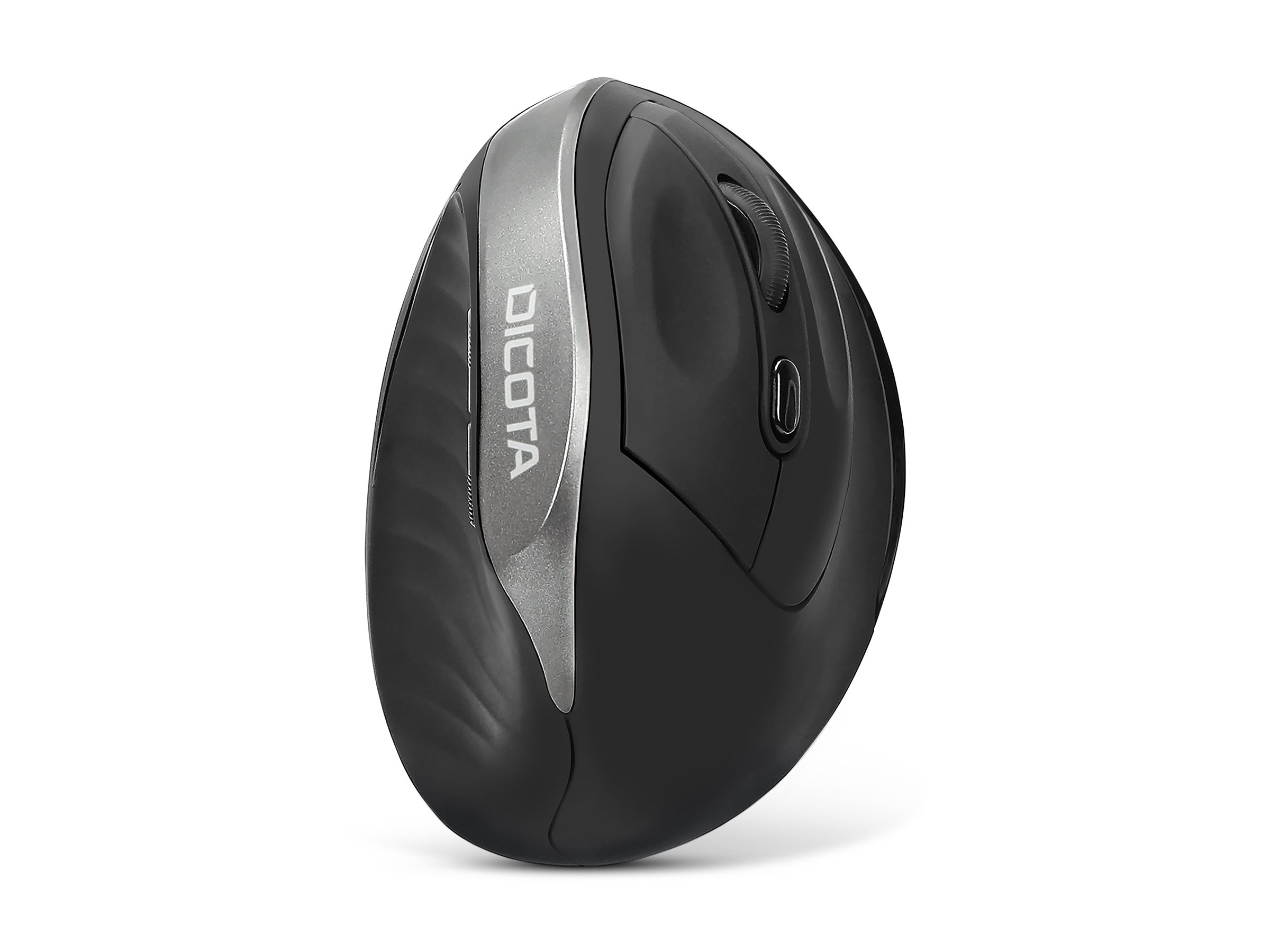 DICOTA Relax Ergonomische Kabellose Maus Bluetooth 1600 DPI Rechtshänder Schwarz