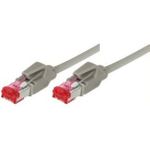 Dätwyler Patchkabel S/FTP, Cat 6, grau, 2,0 m Hochflexibel, mit Hirosesteckern TM21 (bisherige Bezeichnung S-STP) (74402)