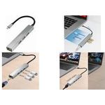 LogiLink USB 3.2 Gen1 Hub, 3xUSB-A, 1xRJ45 Gigabit Ethernet (UA0461)