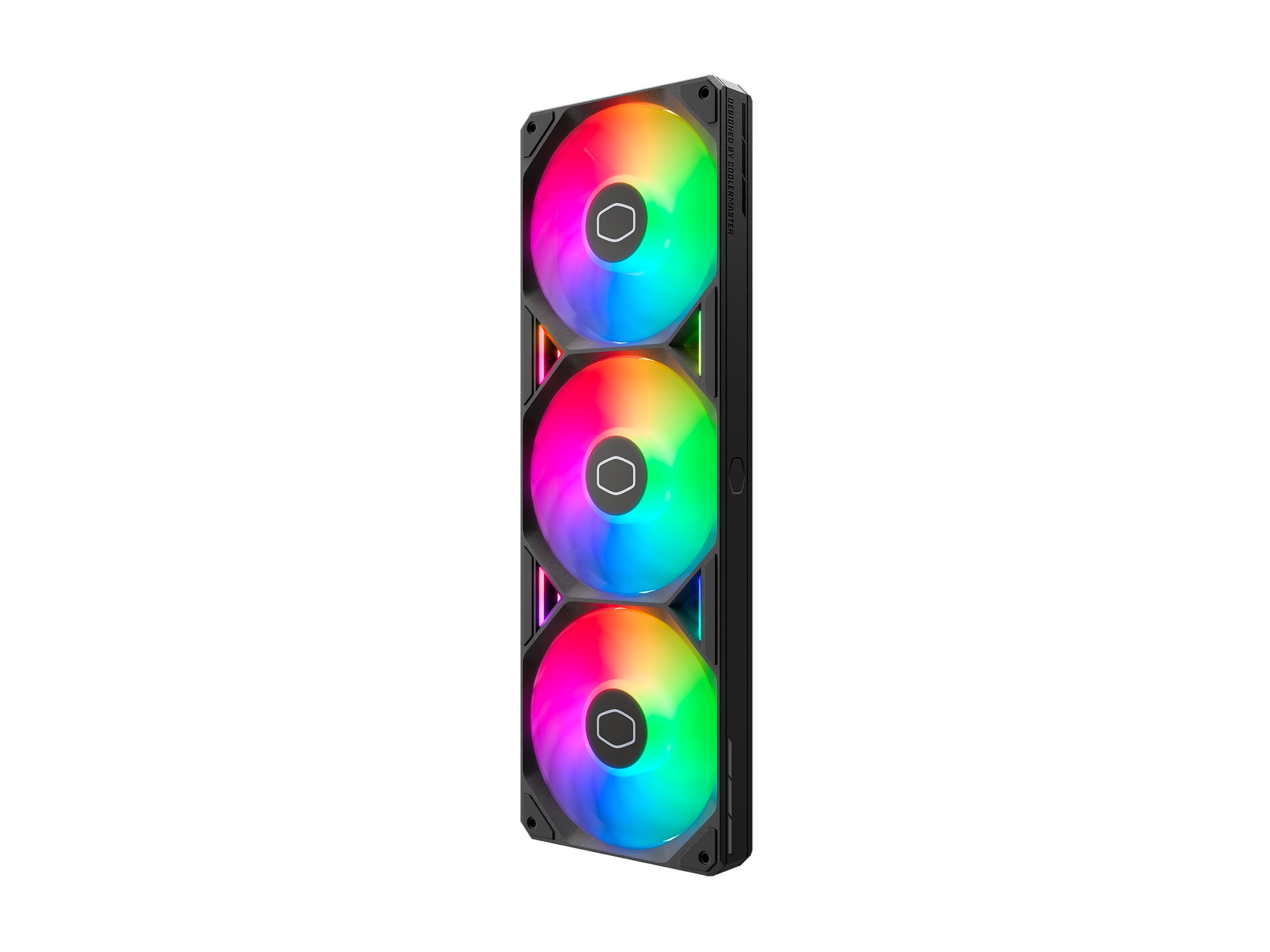 Cooler Master SickleFlow Edge 360 ARGB 3x 120 mm Lüfter Schwarz