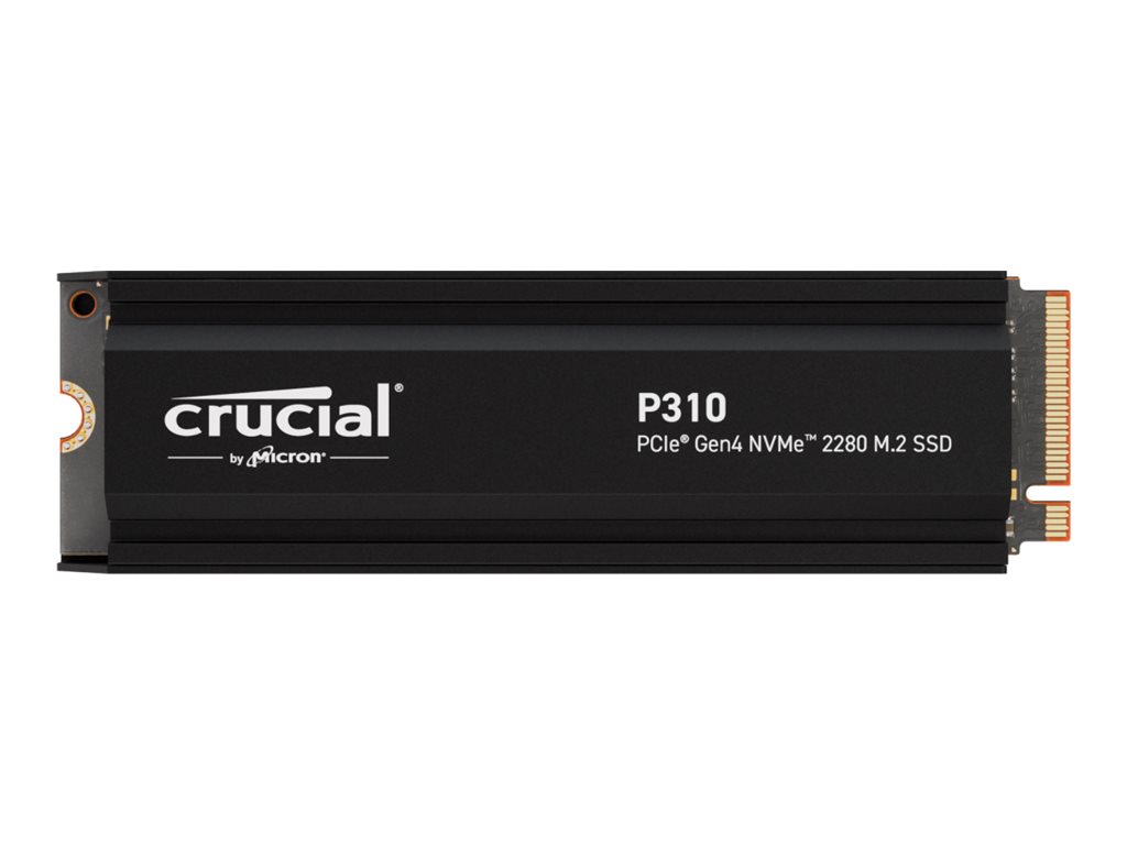 Crucial P310 SSD 2 TB M.2 2280 PCIe 4.0 x4 NVMe mit Kühlkörper