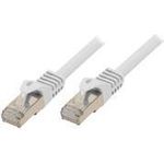 shiverpeaks®-BASIC-S--RJ45 Patchkabel S/FTP,PIMF,RohkabelCat.7 Rohkabel Halogenfrei, weiß, 5,0m (BS75515-W)