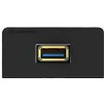 Kindermann 7457 000 529. Buchsen-Typ: USB A. Produktfarbe: Anthrazit, Gehäusematerial: Kunststoff. Tiefe (min): 4,2 cm. Menge pro Packung: 1 Stück(e) (7457000529)