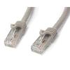 StarTech.com Cat6 Snagless Gigabit UTP Netzwerkkabel - Cat 6 RJ45 Netzwerkkabel mit Knickschutz - Patch-Kabel - RJ-45 (M) - RJ-45 (M) - 15,0m - UTP - CAT 6 - gepresst, glatt - Grau (N6PATC15MGR)
