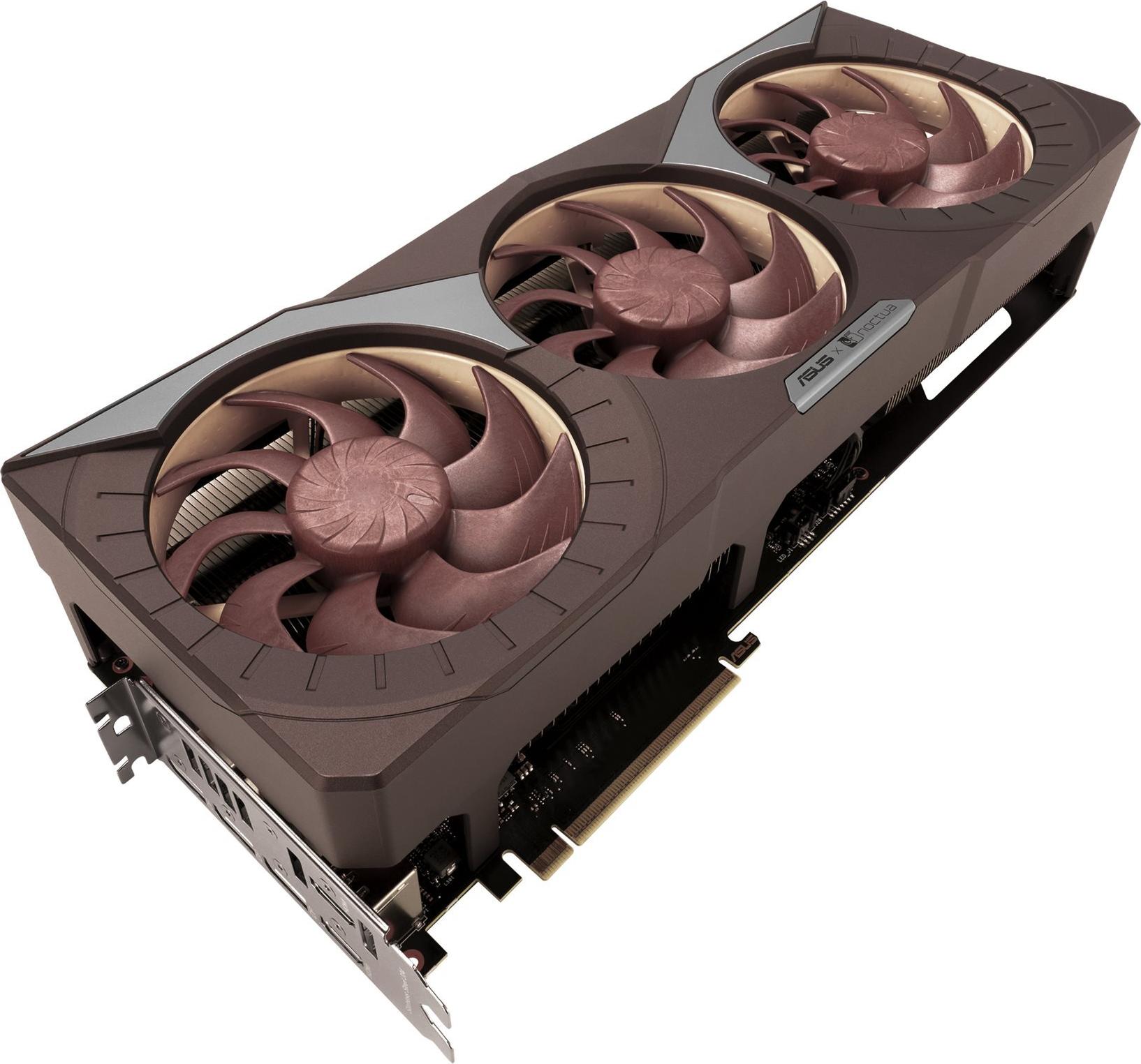 ASUS GeForce RTX 5080 Noctua OC Edition 16 GB GDDR7 Braun, Silber