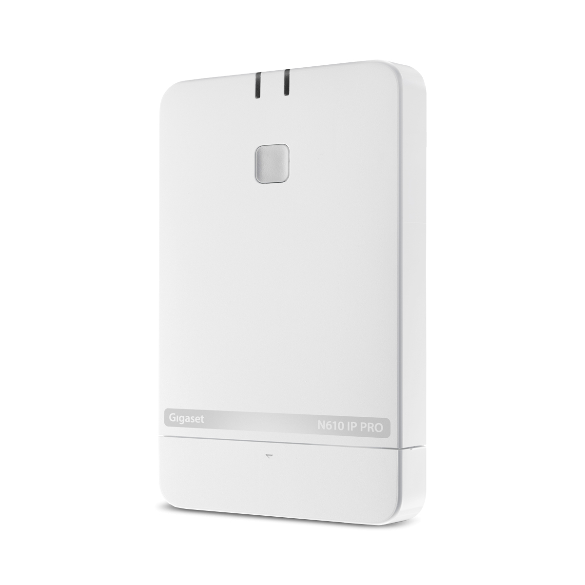 Gigaset N610 IP PRO DECT-Basisstation Singlezelle, max. 8 Mobilteile / 8 gleichzeitige Anrufe, PoE, White Silver