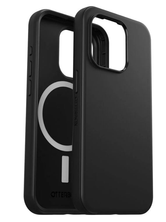 OtterBox Symmetry MagSafe Hülle für iPhone 15 Pro schwarz (77-92836)