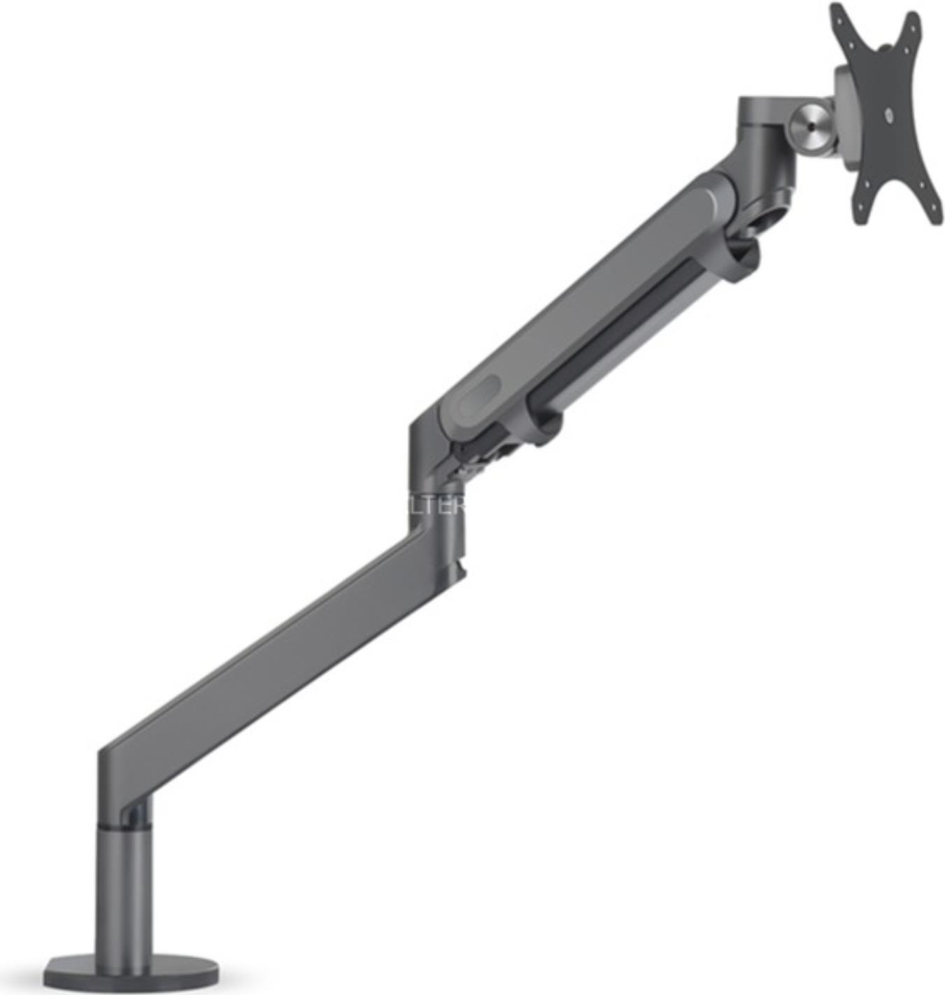 HAGOR HA - Befestigungskit (single arm with gas lift) - für LCD-Display - medium - Aluminium - Dunkelgrau - Bildschirmgröße: 38-81 cm (15-32) - Klemmmontage, screw mount, Tischmontage (8715)