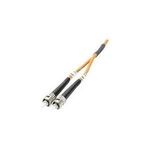 Intellinet Fiber Optic Patch Cable, OM2, ST/ST, 5m, Orange, Duplex, Multimode, 50/125 µm, LSZH, Fibre, Lifetime Warranty, Polybag (470087)