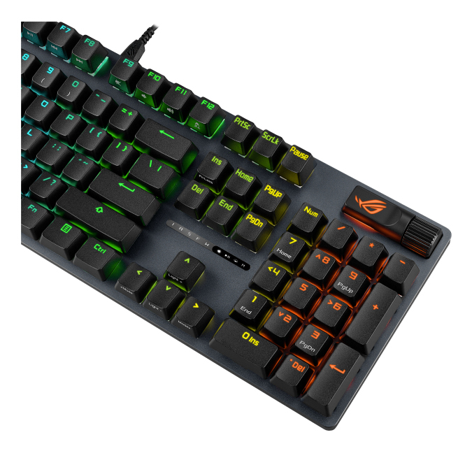 ASUS ROG Strix Scope II X Kabelgebundene Mechanische Gaming-Tastatur USB CH Schwarz