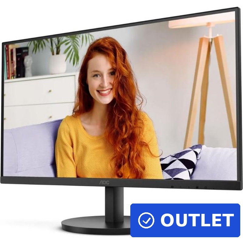 AOC U27B3A 27" 4K UHD IPS Monitor HDMI/DP 60Hz 4ms HDR10 neigbar Schwarz (U27B3A) (geöffnet)