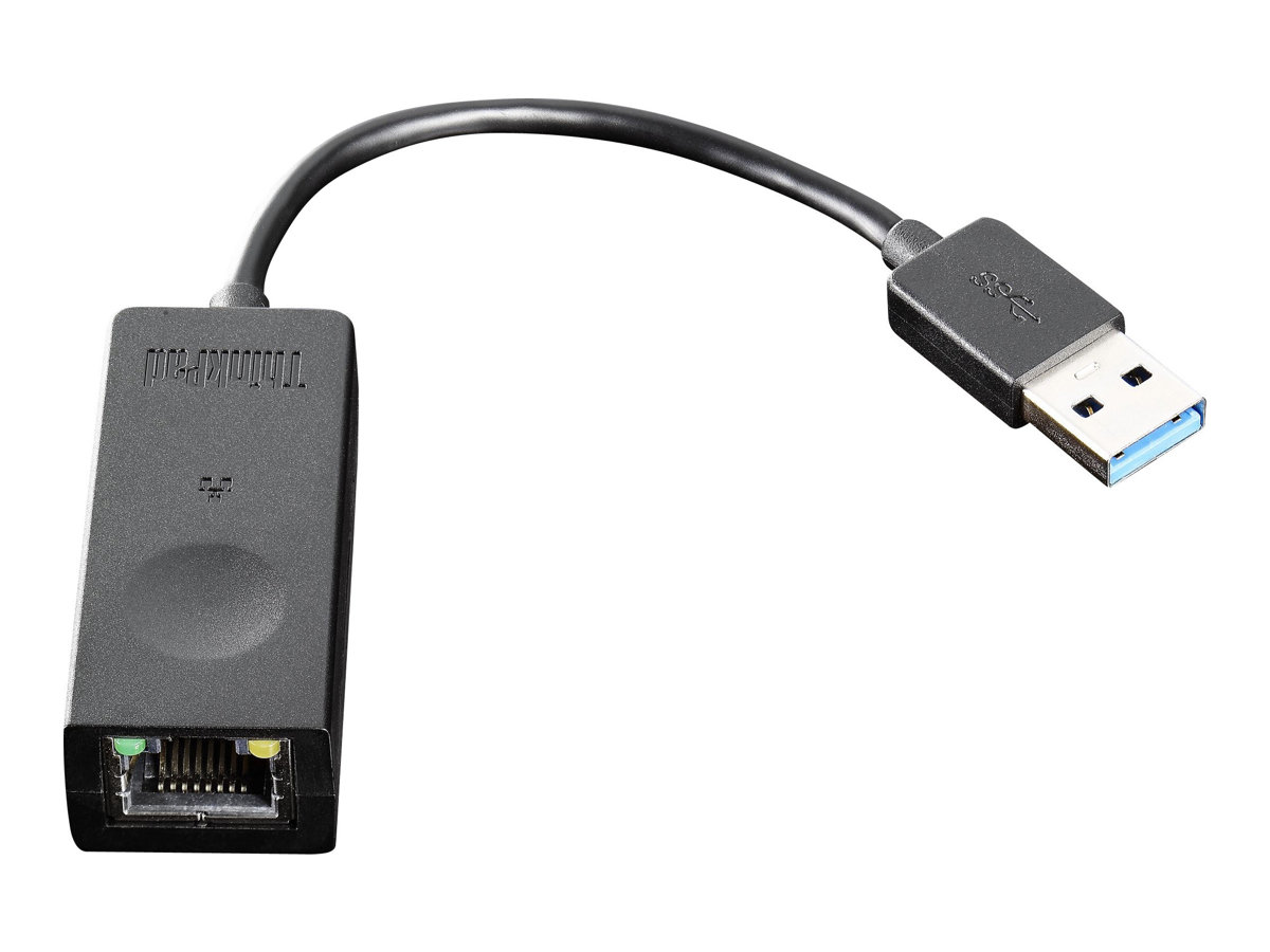 Lenovo ThinkPad USB 3.0 Ethernet Adapter 1 Gbps Schwarz