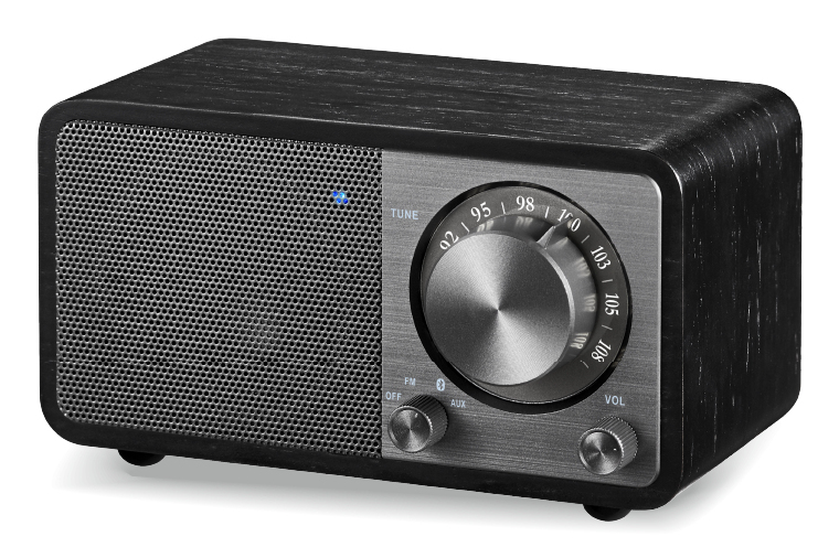 Sangean WR-7 Plus Tragbares FM-Radio Bluetooth 6 W RMS 40 h Akku Dunkle Eiche
