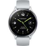 Xiaomi Watch 2 3,63 cm (1.43") AMOLED 46 mm Digital 466 x 466 Pixel Touchscreen Silber WLAN GPS ()